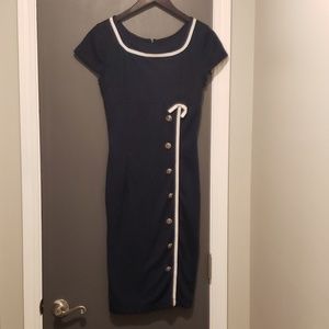 Vintage Retro Sailor Style Dress